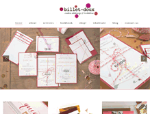 Tablet Screenshot of couturestationery.com